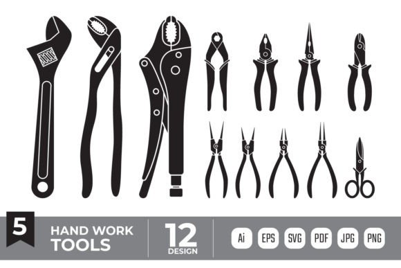Download Hand Work Tools Vector Bundle - Premium Bundle