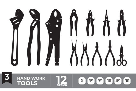 Download Hand Work Tools Vector Bundle - Premium Bundle