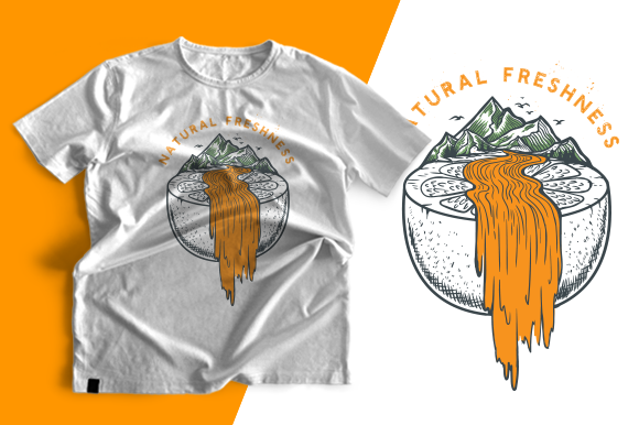 Download T-shirt Design - Natural Freshness - Natural Collection